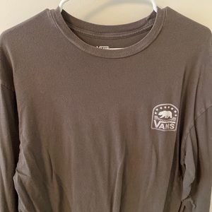 Dark green vans long sleeve tee